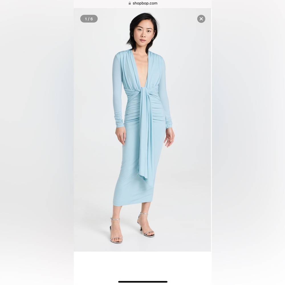 Misha Francis slinky dress